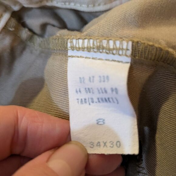 Polo Ralph Lauren Chino Pants Khaki Pleated Front Mens 34 x 30 - Picture 10 of 10